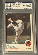 1973 Topps #160 Jim Palmer Baltimore Orioles BASEBALL Card V9