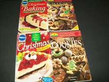 Vtg. Lot of 4 Pillsbury Land O'Lakes Recipes Holiday Baking Booklets Cookbooks