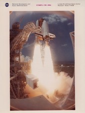 STS 71 Shuttle Atlantis Kennedy Mir Docking Liftoff 1995 - Original NASA Photo