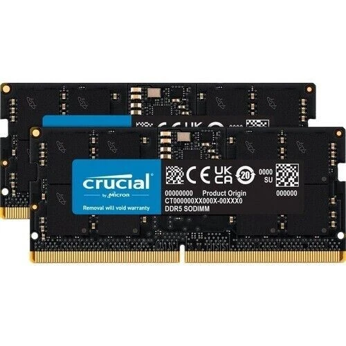NUEVO Crucial ddr5 5600 64gb (2x32gb) memoria portátil