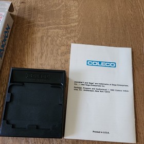 ColecoVision ~ Zaxxon ~ 1982 Complete in Box w/Manual. Tested Working!