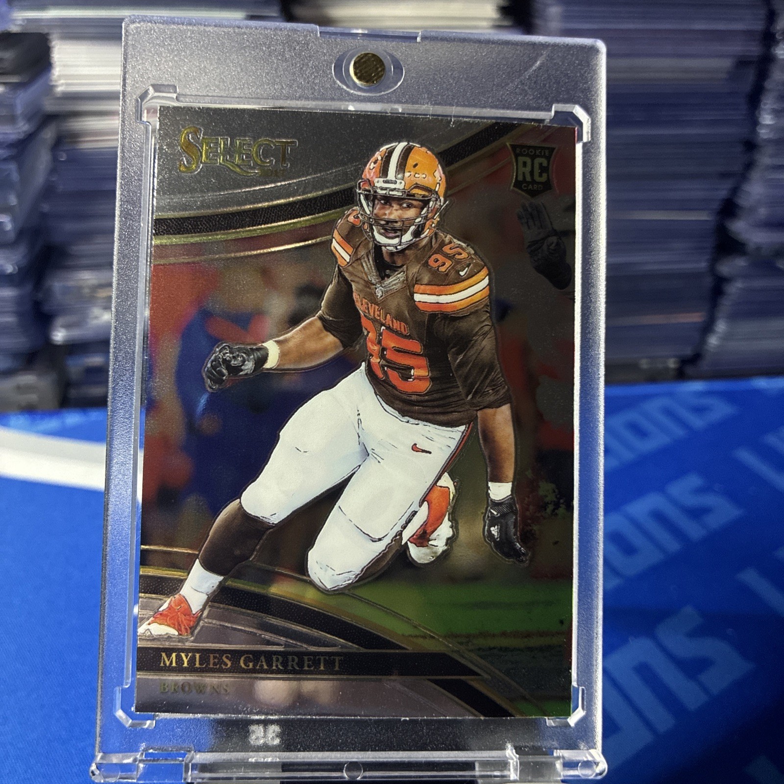 MYLES GARRETT 2017 SELECT FIELD LEVEL ROOKIE BROWNS RC