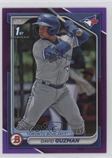 2024 Bowman Prospects Purple Border /250 David Guzman #BP-114 1l7v
