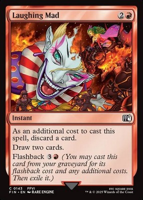 (x4) Laughing Mad 143 Play Set C Normal FIN MTG NM