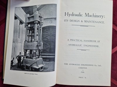 (1920) Hydraulic Machinery it's design and maintenance Hydraulic Engineering co.
