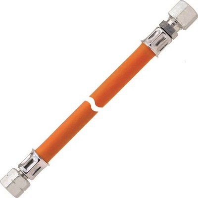 GOK Schlauchleitung Gas PS10bar KST G1/4LH UEM x RVS10 x 400 mm