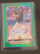 2026 Bowman Chrome Konnor Griffin Auto Reptilian Green /99 Pirates CPA-KG MLB