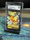 PIKACHU V CGC 9 Graded Mint SWSH285 HOLOGRAPHIC Black Star Promo Pokemon Card