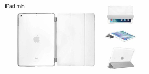 Leather Flip Smart Cover + Back Case For Apple iPad Mini - Picture 11 of 11