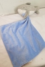 Carter's Whale security blanket blue gray fish lovey