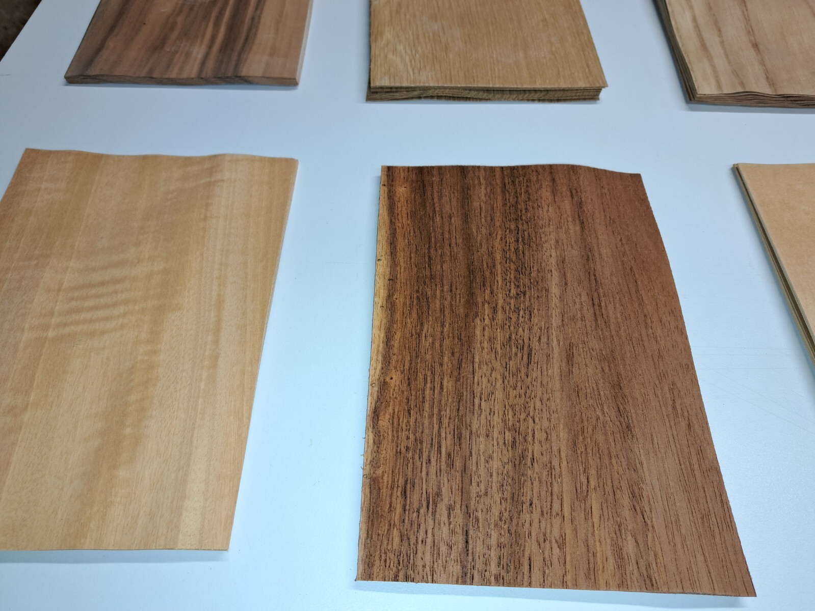 Wood Veneer Sample Pack 10 PIECES 220mm x 150mm for marquetry