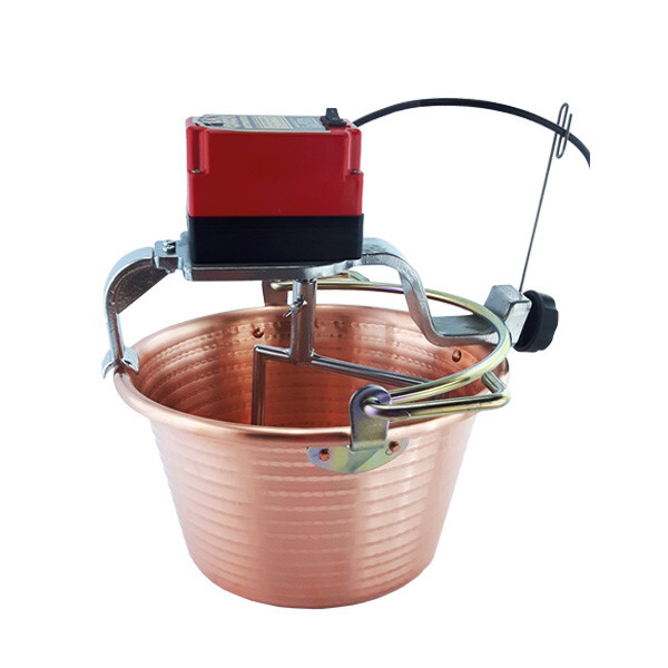 Botta Cuoca Automatica paiolo rame polenta 32 cm 9 litri 24 Watt art.08MP