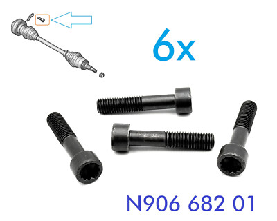 6x Schraube Antriebswelle getriebeseite VW New Beetle 1C1, 9C1 RSI 3.2 4motion