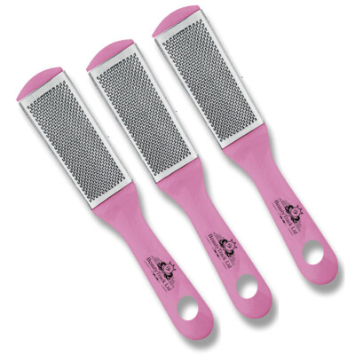 FUSSRASP doppelseitige harte abgestorbene Haut Feile Hornhautentferner Schrubber Pediküre PINK