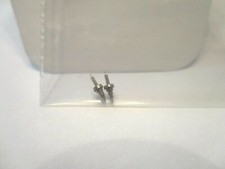 2 ILLINOIS 16 sz. POCKETWATCH BALANCE STAFFS 47610-335 PIVOT 11  NOS --  B-94