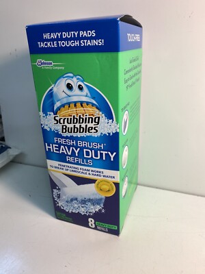NEW Scrubbing Bubbles Fresh Brush HD Refills 8 count Boxe FREE SHIP - HG06