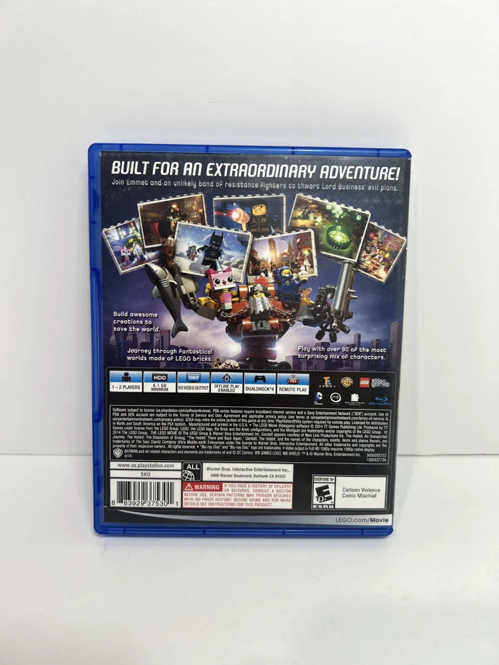 The LEGO Movie Videogame (Sony PlayStation 4, PS4) CIB - Image 2 of 4