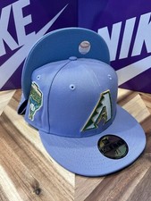 New Era 59Fifty X Hat Club 7 3/8 Arizona Diamondbacks Mahal Pack Lavender Green