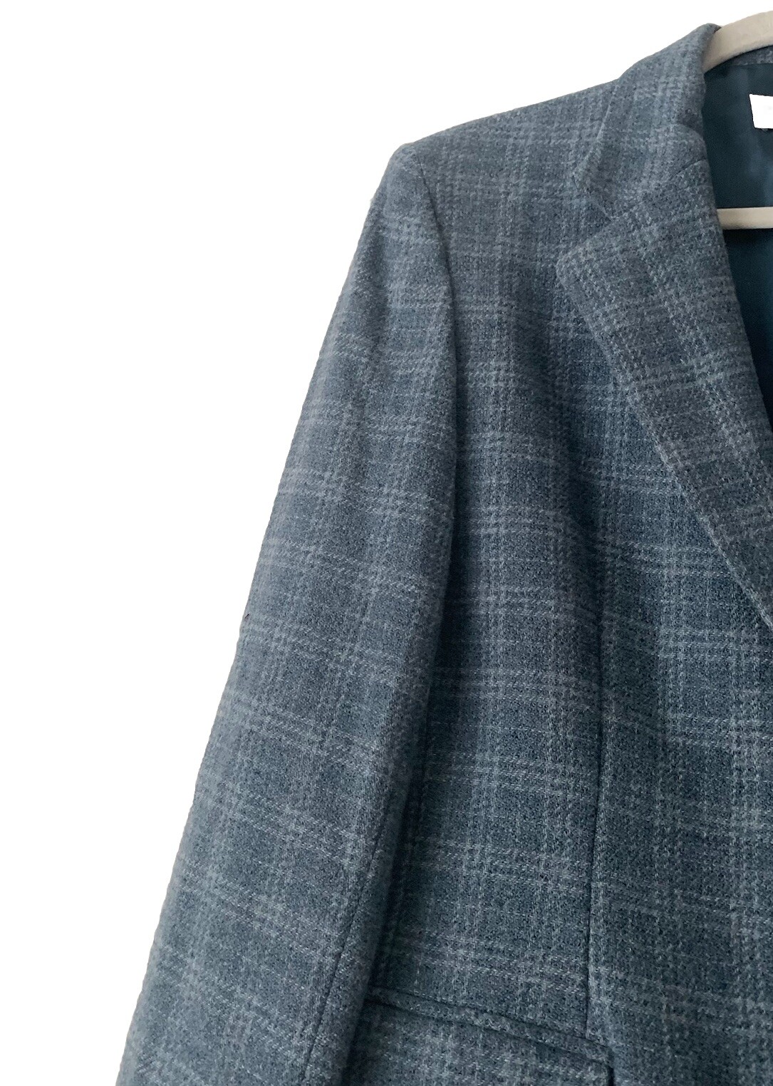 Pendleton Lambswool Plaid Single Breasted Blazer … - image 5