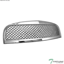 Topline For 2006-2011 Chevy HHR Mesh Front Hood Bumper Grill Grille - Chrome