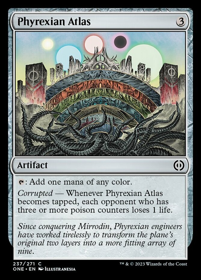 NM-Mint, English MTG Regular Phyrexian Atlas Phyrexia: All Will Be