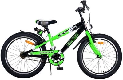 T&Y TRADE 20" 20 Zoll Kinder Jungen Fahrrad Kinderfahrrad Rad Kinderrad Bike Schwarz Grün