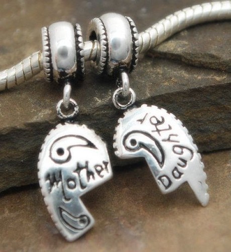 DWJSu Heart Infinity BFF Charm – Mother Daughter Tree Of Life Bead For European Bracelets & Necklaces - View #3