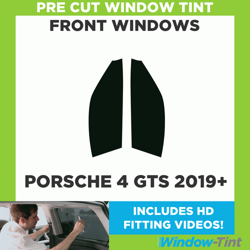Pre Cut Car Window Tint for Porsche 4 GTS 2019+ Front Windows car Tinting Film - Picture 1 of 5