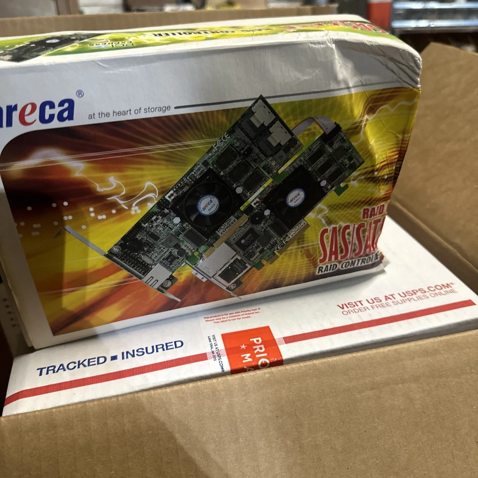 New Areca ARC1222-SAS Ver: 1.2 Raid 8i Controller Card with Low And High Profile - Image 2 of 3