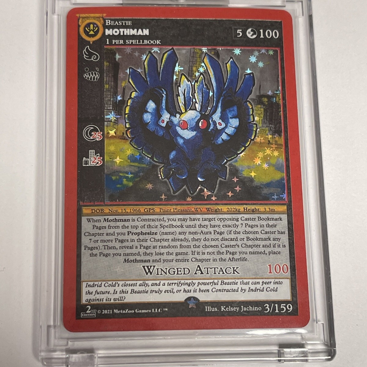 Mothman holo 1st edition PSA10 モスマン Auction Prices Realized Tcg Cards 2021 METAZOO CRYPTID