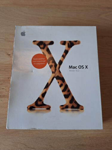 Apple Mac OS X 10.2 Jaguar Retail Family Pack for 5 Computers M8905N/A NL - Bild 1 von 3