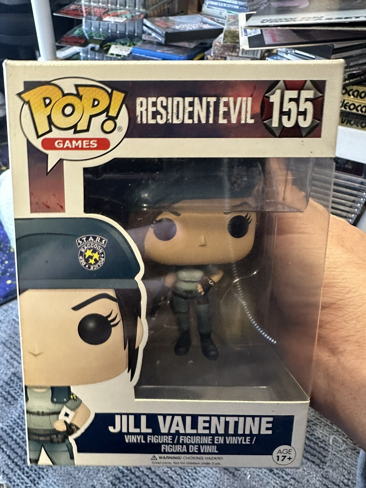 2016 Funko Pop # 155 Jill Valentine Resident Evil Retired Vaulted