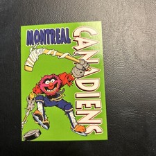 Jb6d 1994 Jim Henson’s Muppets Take The Ice #38 Montréal Canadiens Animal