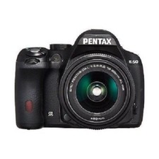 USED Pentax K-50 16MP Kit with DAL 18-55mm WR Black Excellent FREE SHIPPING