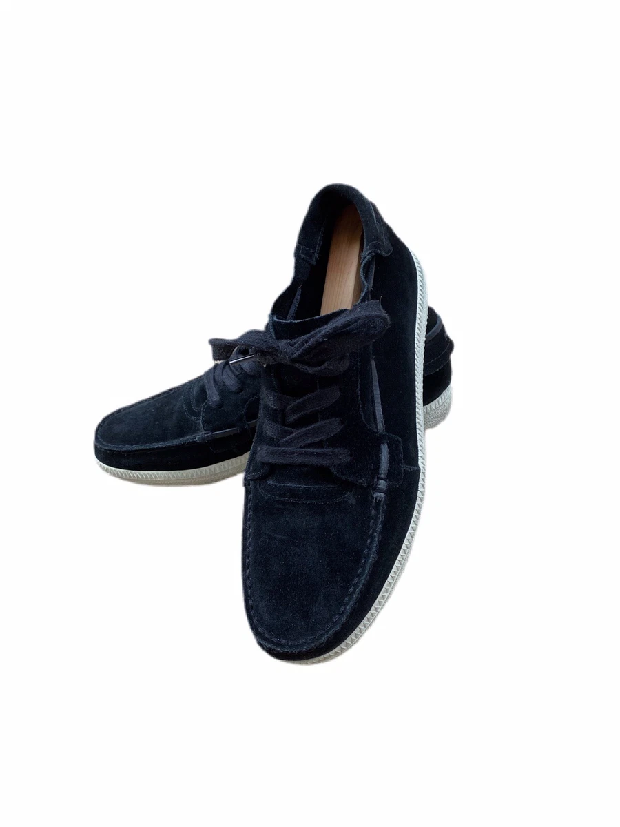 MEXX Mens Black Suede Moccasins Boat Casual Shoes Eu 42 US 9