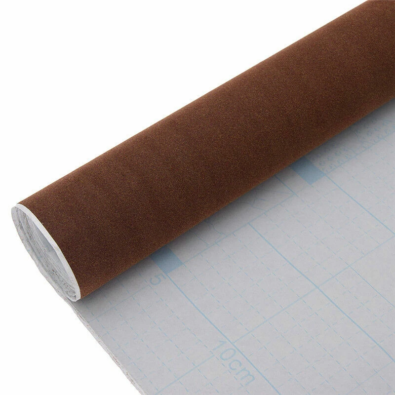 Tela adhesiva trasera autoadhesiva tela de fibra química hecha a mano manualidades decoración hágalo usted mismo Foto 2 de 4