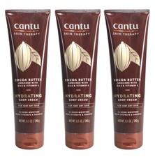 Image of CANTU SKIN THERAPY Hydrating Cocoa Butter Body Cream 240g For Dry Skin - 3 PACK