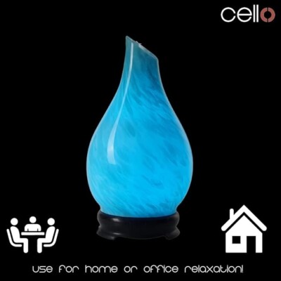 Elektrischer Luftdiffusor Aroma Öl Cello Feuerwerk Glas Ultraschall