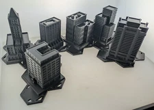 Residential set hex 6mm terrain FAST SHIP|Alternate Wargaming Miniature