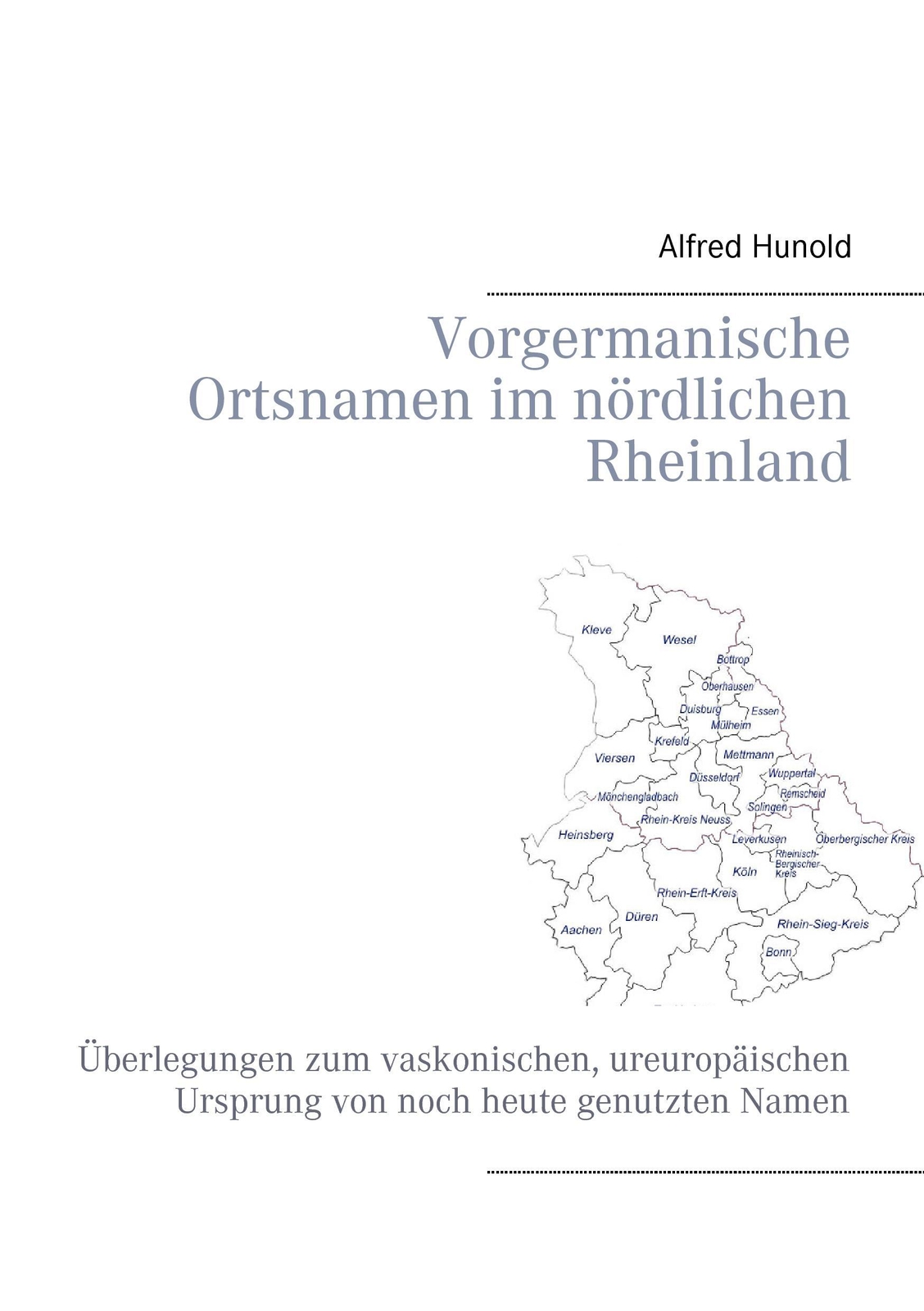 Thumbnail - Vorgermanische Ortsnamen Nördlichen Rheinland | Buch | 9783741285608