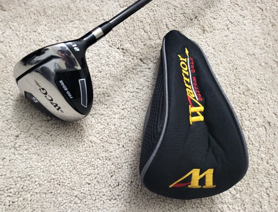 Warrior Golf WGC PRO EDGE 21*deg 5 madera diestro~ varilla de grafito flexible media firme 43,5" Foto 2 de 4