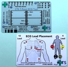 7 Point ECG Check Card 2 card Bundle