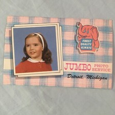 Vintage photography supply, JUMBO photo service storage envelope, for up to 4x6  