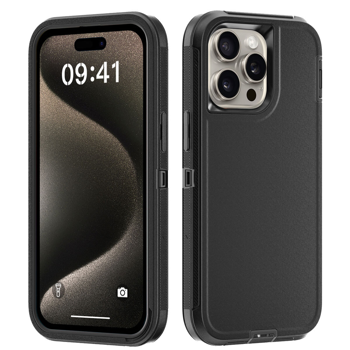 For iPhone 16 15 14 13 12 Pro Max Case Hybrid Heavy Duty