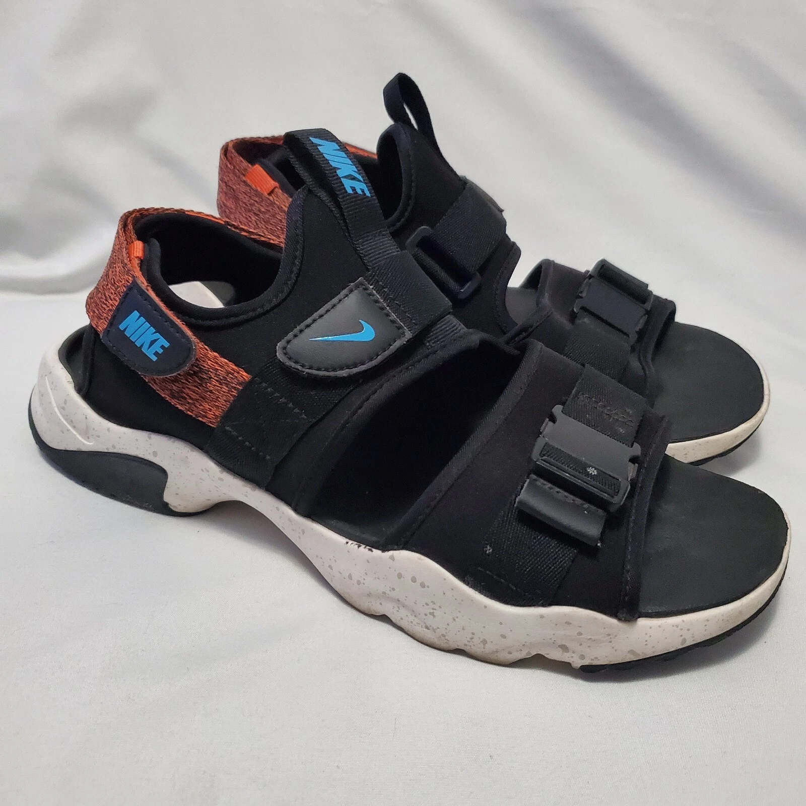 Sandali da trekking all'aperto Nike da uomo neri in erba arancione CW9704 007 canyon taglia 12