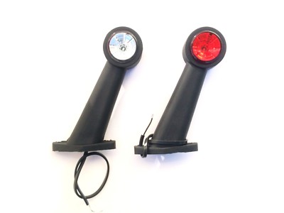 2x LED Umrissleuchte 12V 24V Begrenzungsleuchte Anhänger LKW Seitenleuchte Arm