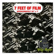 Hydrographic film Air Machine Gun hydro dipping 7' x 20" hydro dip