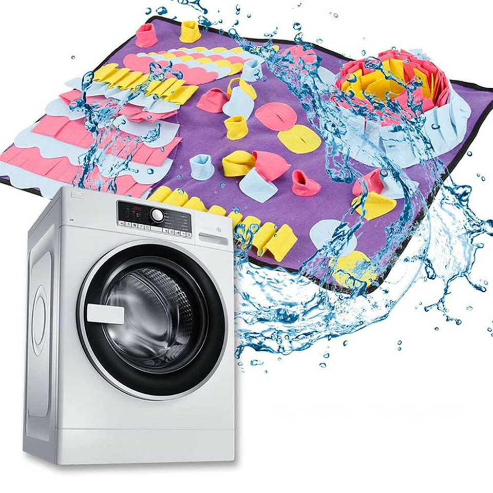 Hunde Schnüffelteppich Haustier Puzzle Training Spielzeug Futtermatte 70x50cm - Bild 3 von 4