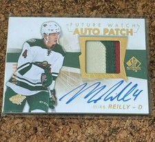 16/17 UD SP Authentic Mike Reilly Future Watch Rookie Autograph Patch /100