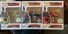 FUNKO POP BASEBALL FURY LOT 824 BLUE TOY TOKYO EX. RED GREEN FACE W/ PROTECTORS 